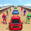 Superhero Car Games: Mega Ramp