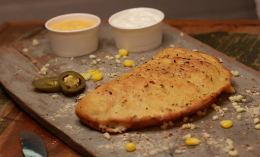 Sweet Corn Stuffed Garlic Bread