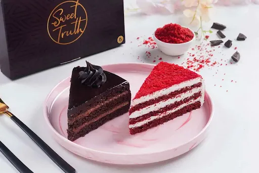 Red Velvet Pastry & Chocolate Truffle Pastry (Box Of 2)