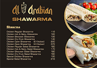 Al Arabian Shawarma menu 1