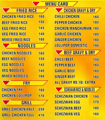 Sakthi menu 