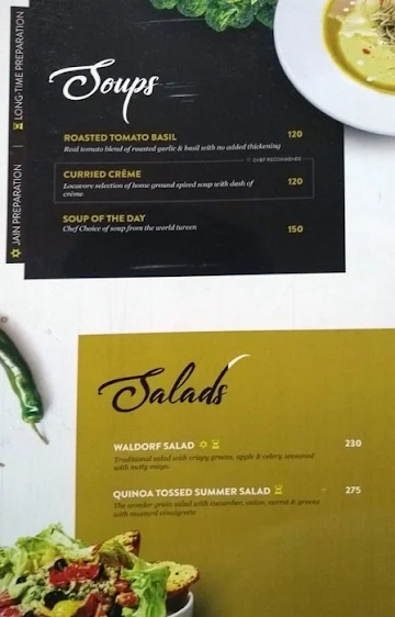 Food Nirvana menu 