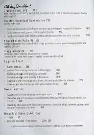 Hamoni: Cafe By The Greens menu 1