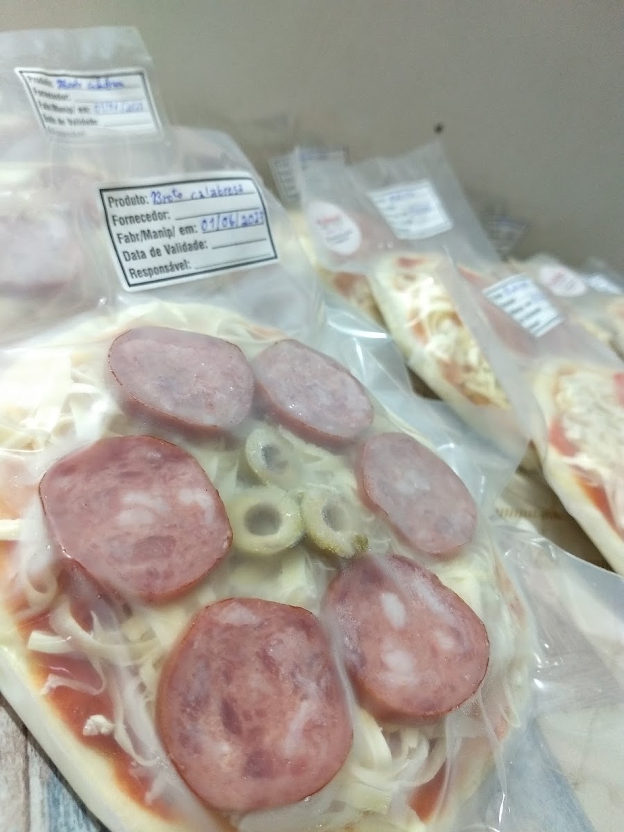 Brotinhos de pizza sem glúten congelados