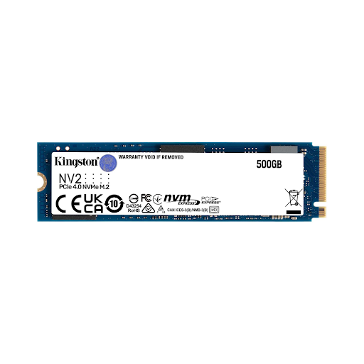 Ổ cứng gắn trong/ SSD Kingston NV2 500GB M.2 2280 PCIe Gen 4.0 NVMe (SNV2S/500G)