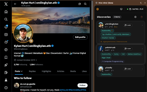 Hive Mind (Beta) | Powered by Intuition screenshot 2