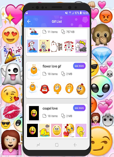 Animated stickers for Facebook and WhatsApp