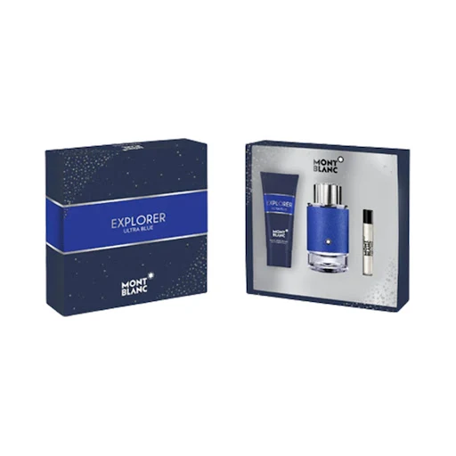 Bộ quà tặng Montblanc Explorer Ultra Blue YM_Giftset EDP 100ml + EDP 7.5ml + Shower Gel 100ml_PP