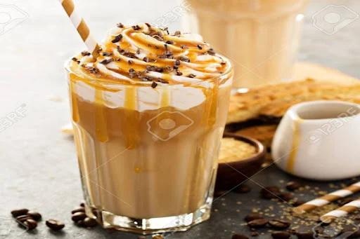 Caramel Cold Coffee With Whipped Cream