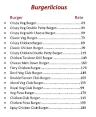 Burger Wala menu 2