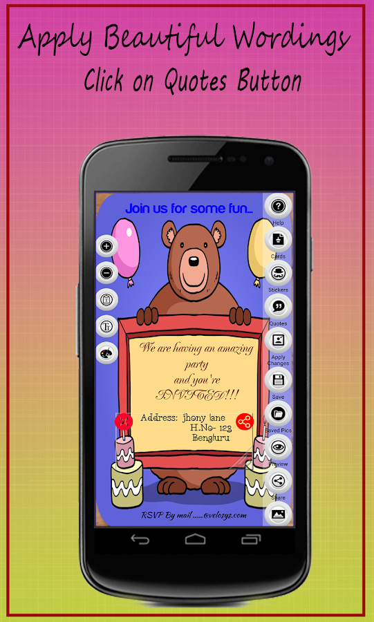 Party Invitation Card Maker - Android Apps on Google Play