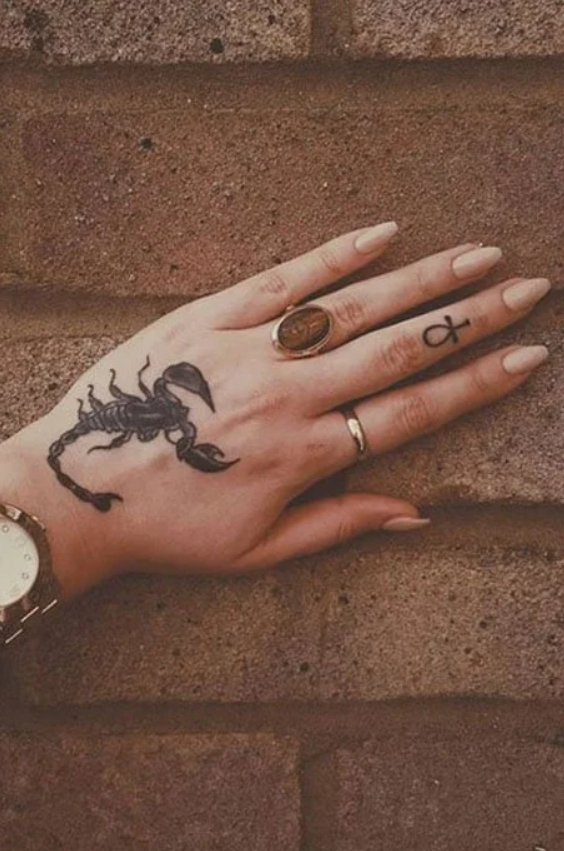 7. Scorpion Tattoos