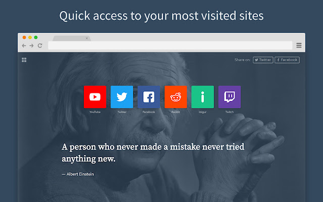 Quotes New Tab chrome extension