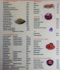 BIRYANIS @ GACHIBOWLI menu 2