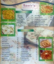 Aunty's Cafe menu 5