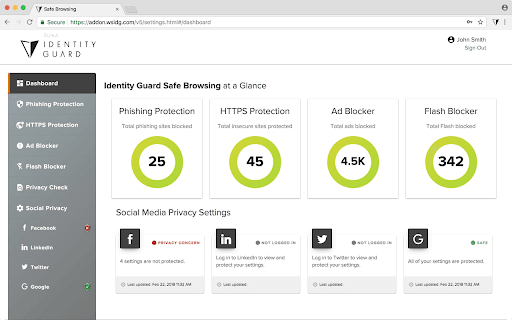 Identity Guard Safe Browsing