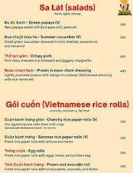 Nho Saigon menu 2