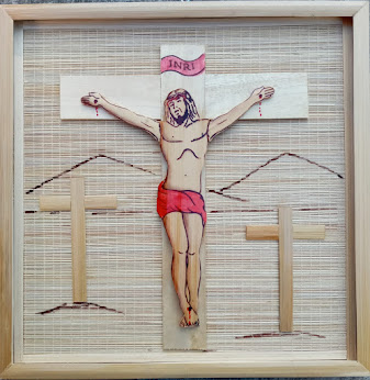 Bamboo Jesus Wall Hanging