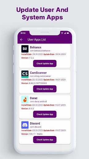 Screenshot Update Apps - Software update