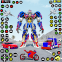 Icon Flying Car Robot Fighting Game