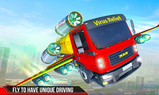 Flying Spray Tanker Transport Flying Truck Game