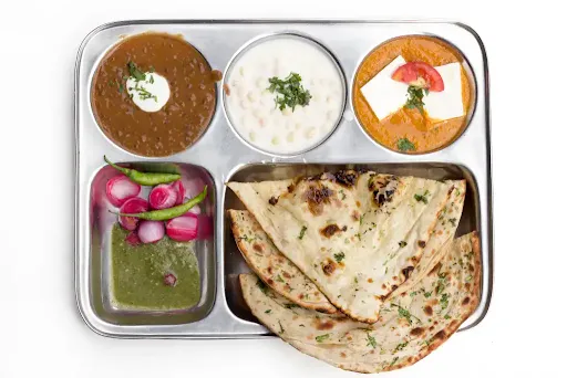 2 Plain Naan Thali