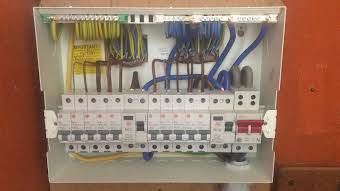 Distribution board upgrade following a full rewire album cover