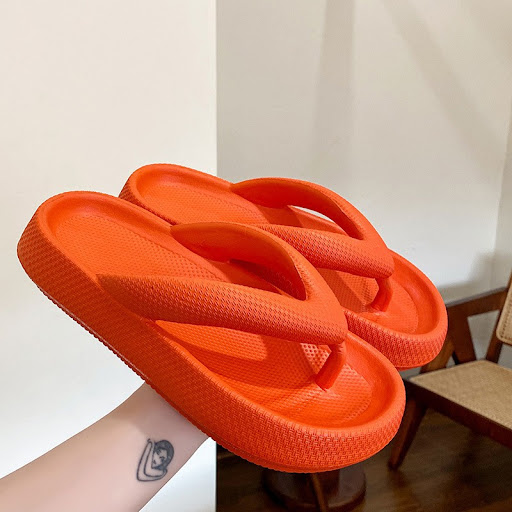 Title 6, Outdoor Seaside Beach Thick Bottom Flip Flops f...