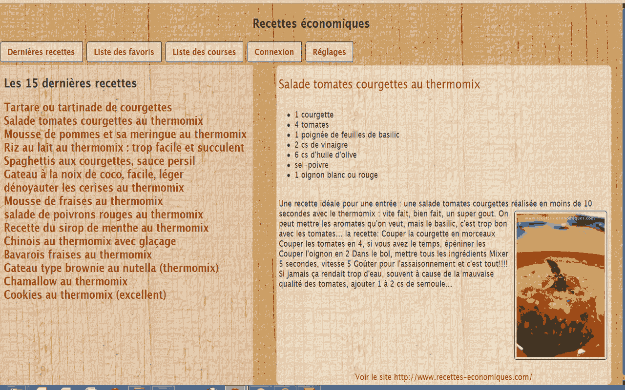 Recettes économiques plugin Preview image 0
