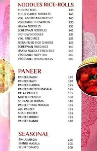 Mehta Restaurant menu 3