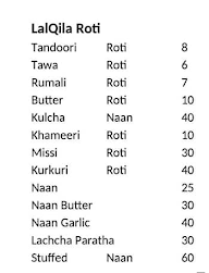 Lal Qila Restaurant menu 4