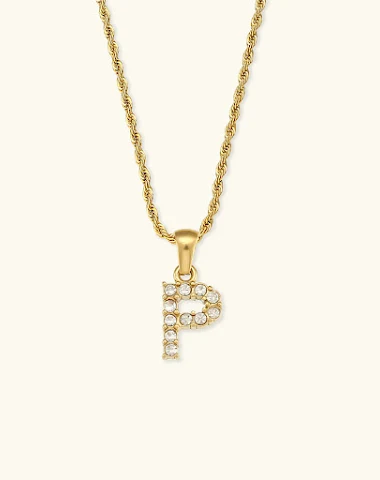 Maeve Letter Initial Diamond Kettin - 3