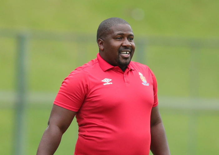 Tlisane Motaung, coach of University of Pretoria during the GladAfrica Championship 2021/2022 match against Polokwane City at Tuks Stadium, Pretoria on December 12.