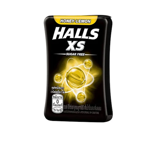 Kẹo Ngậm Không Đường Halls XS Hương Chanh Mật Ong 13.8G