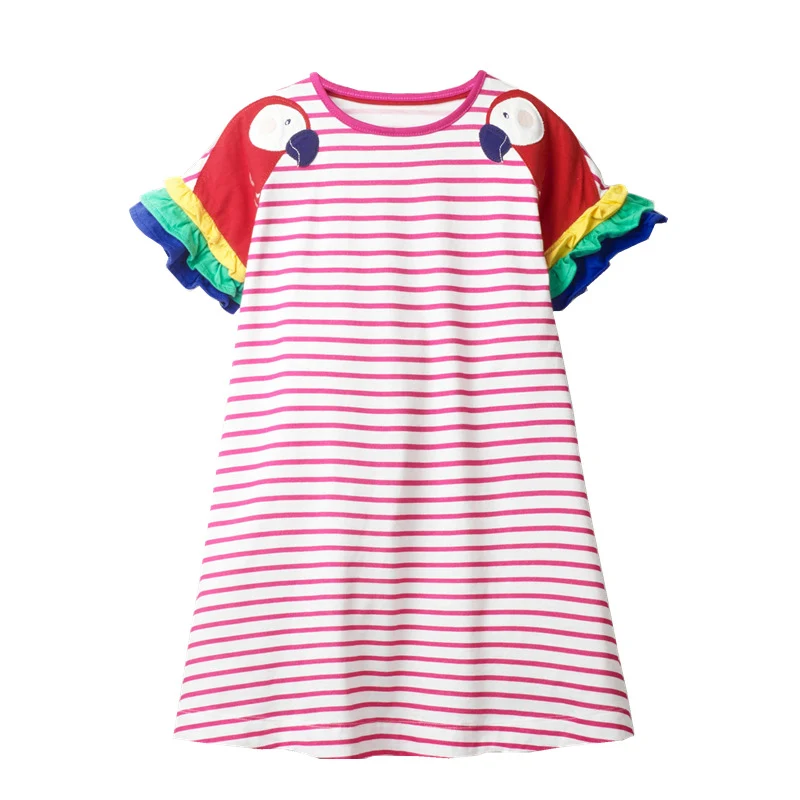 Robe d'été pour fille avec impression personnalisée. Mode enfant sur mesure. Créez un look unique pour l'été. Le cadeau parfait pour les petites filles.