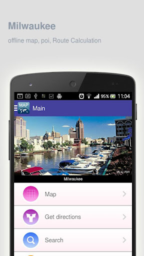 Milwaukee Map offline