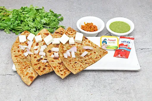 Desi Ghee Paneer Pyaz Paratha