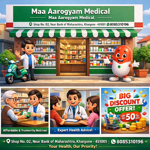 MAA AAROGYAM MEDICAL - KHARGONE — business photo 8