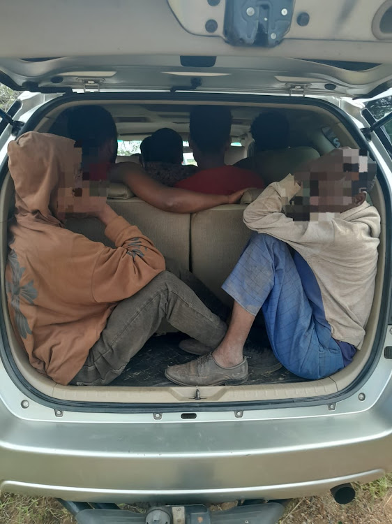 Two suspects were nabbed for human trafficking after an attempt to smuggle 24 undocumented immigrants into South Africa was foiled by Limpopo police.