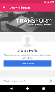 Transform Conference Business app for Android Preview 1