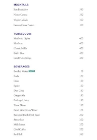 Falcon Greens - Prestige Golfshire menu 5