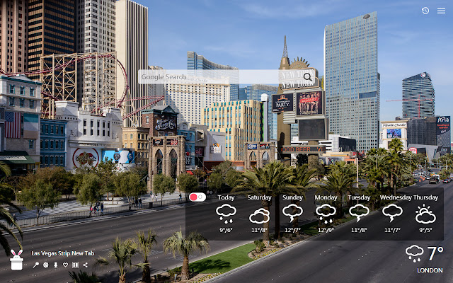 Las Vegas Strip Tabulă nouă, Imagini de fundal personalizate HD