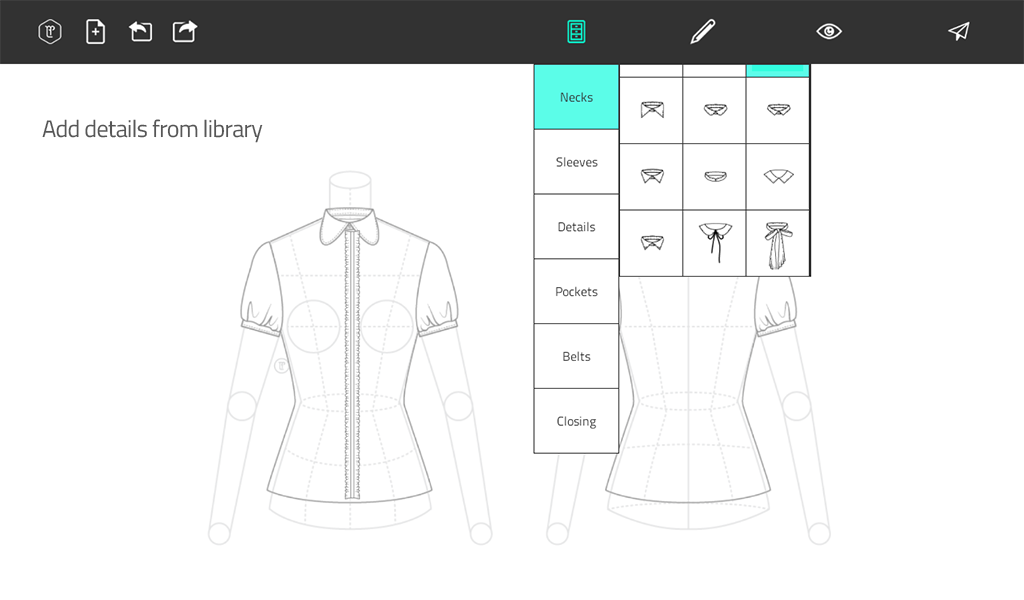 Fashion Design Flat Sketch - Android Apps on Google Play