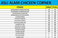 Asli Alam Muradabadi Chicken And Mutton Biryani menu 1