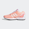 zx flux haze coral/footwear white/power pink