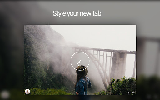 calm - style your new tab