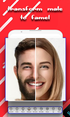 Face Gender Changer Transformation Appのおすすめ画像5