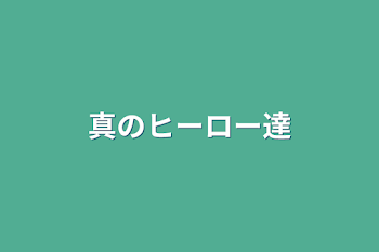 真のヒーロー達