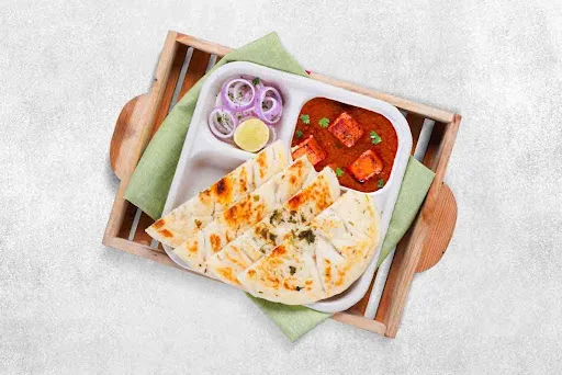 Paneer Tikka Masala Kulcha Thali (Meals)