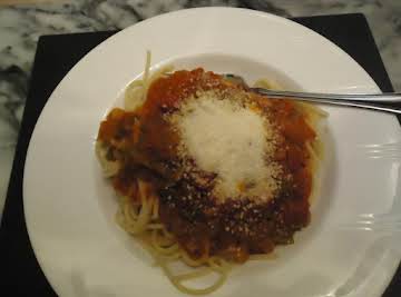 My Homemade  Garden Fresh  Vegetable Spaghetti Sauce